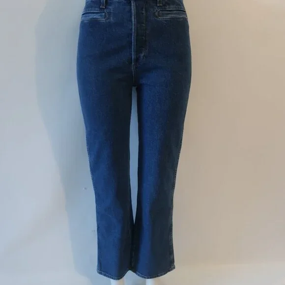 NWT Women Doen (Item- 37) Blue Rousseau Wash High-Rise Button-Fly Nikita Jean 27 - Picture 9 of 13